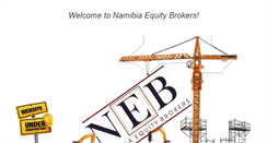 Desktop Screenshot of namibia-equities.com